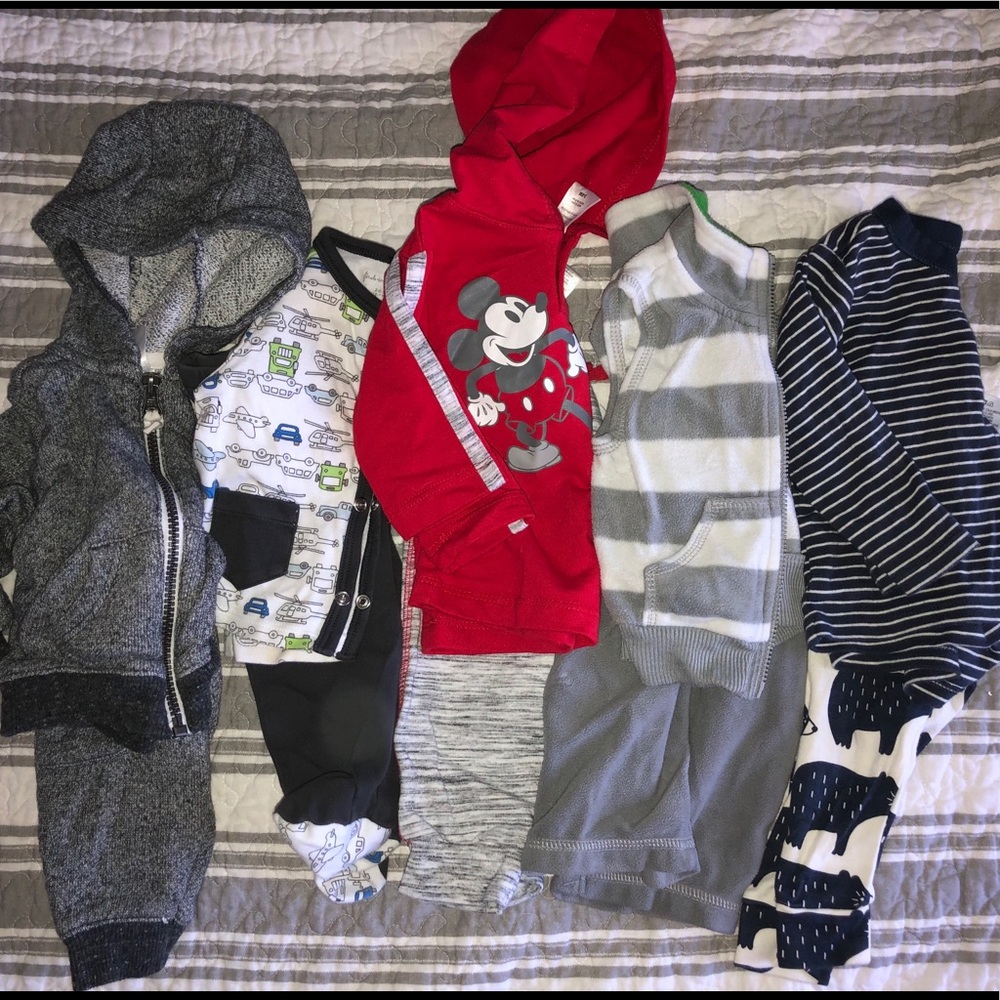 Fall/Winter Boys 3-6mo Lot